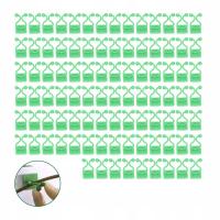 ZAPINKA KLIPS SPINKA KLAMRY DO ROŚLIN POMIDORÓW FASOLI KWIATÓW ŁODYG 100SZT