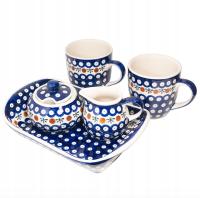 Zestaw do kawy, herbaty Ceramika Bolesławiec (AC) wzór k2 kubek