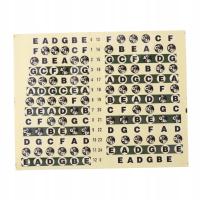 NAKLEJKI DO NAUKI GRY NA GITARZE KLASYCZNEJ, AKUSTYCZNEJ