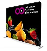 ŚCIANKA TEKSTYLNA DWUSTRONNA 300cm -->realizacja 4 DNI<--