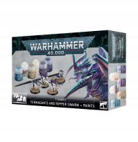 WARHAMMER 40K - TYRANIDS: TERMAGANTS AND RIPPER SWARM + PAINT SET