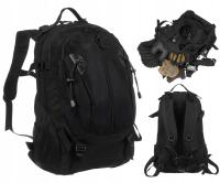 Военный тактический туристический рюкзак survivial легкий прочный черный Петерсон