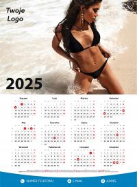 Kalendarz Plakatowy B2 Kobieta Personalizowany RÓŻNE WZORY
