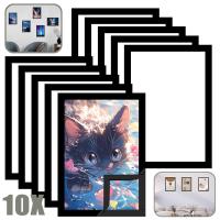 10 SZTUK RAMEK MAGNETYCZNYCH A4, SAMOPRZYLEPNA RAMKA MAGNETYCZNA A4, CZARNY