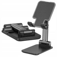 Uchwyt Na Telefon Tablet Stojak Podstawka Statyw Na Biurko Stabilny Czarny