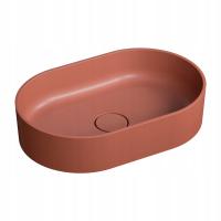 OMNIRES OVO M+ umywalka nablatowa 55 x36 terracotta (TE ) KOD: OVOUNTE