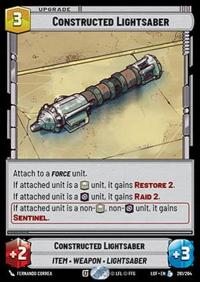 Star Wars Unlimited Constructed Lightsaber