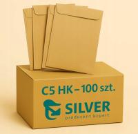 Конверты C5(A5) 90 г/м2 HK коричневый 100 шт сильный премиум