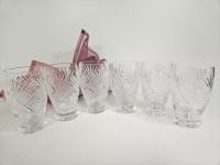 ZESTAW SZKLANEK PRL 6 SZTUK