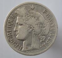 Francja 2 franki 1871 K Bordeaux Demeter/ Ceres Ag