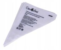 Rękawy worki cukiernicze jednorazowe rękaw 30cm 100 sztuk foliowe mocne