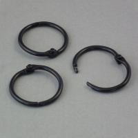 Zamykane kółka 25mm, czarne, 100szt.