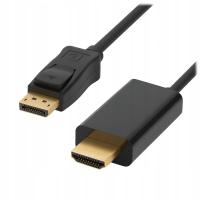 КАБЕЛЬ ПРОВОД ДИСПЛЕЙ ПОРТ-HDMI ПОЗОЛОЧЕННЫЙ 2 М HQ ВЫСОКОЕ КАЧЕСТВО ИЗОБРАЖЕНИЯ