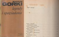 LEGENDY I OPOWIADANIA Maksym Gorki