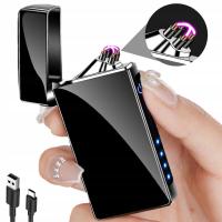 ZAPALNICZKA PLAZMOWA USB ELEKTRYCZNA ŁADOWANA METALOWA OBUDOWA ŁUKOWA