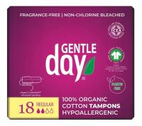 Gentle Day Tampons Tampony 100% bawełny 18 szt