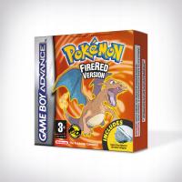 Pokemon FireRed EUR Replika pudełka Gameboy