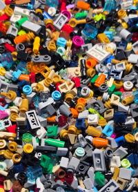 LEGO KLOCKI MIX RÓŻNE DROBNE 100gr 0,1 KG