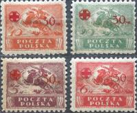 POLSKA - 1921 - DOPŁATA NA CZERWONY KRZYŻ