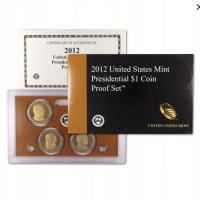 2012 US Mint Presidential $1 Coin Proof Set