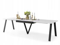 AVERY белый матовый / большой промышленный лофт-стол с откидной крышкой до 290 см!