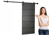 Drzwi naścienne przesuwne LORD PLUS 80 loft