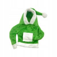 Auto Shifter Knob Cover Christmas Shifter Knob Hoodie Cover Car light green