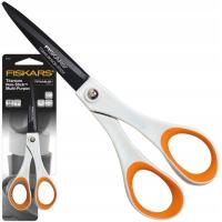 NOŻYCZKI FISKARS KRAWIECKIE TITANIUM UNIWERSALNE NOŻYCE NonStick OSTRE 18CM
