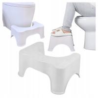 ТУАЛЕТНАЯ ПОДСТАВКА ДЛЯ НОГ, ЛЕСТНИЦА ДЛЯ ВАННОЙ КОМНАТЫ, ЛЕСТНИЦА ДЛЯ ТУАЛЕТА, БЕЛАЯ, ПРОЧНАЯ
