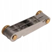 Wskaźnik gwintu 55° 60° 52 ostrza Metryczne narzędzie do pomiaru ZQ