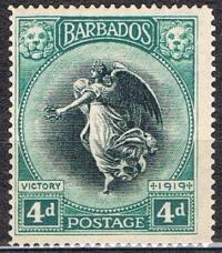 Kol.bryt. BARBADOS 1920, SG 207*, 4,5 GBP