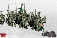 Black Grail Knights on horse - x1 - minifakturapl