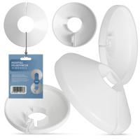 Rozeta ROZETKA MASKUJĄCA Rur 16 mm BIAŁA Maskownica Grzejnika Dzielona WB