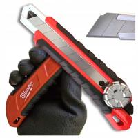 Нож для обивки обоев Монтерский 18 мм с замком сломанные лезвия Милуоки