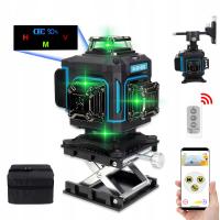 SOLIDNA POZIOMICA LASEROWA KEZERS 4D + STATYW UCHWYT PILOT