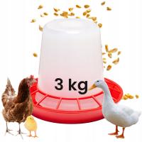 Karmnik karmidło 3kg dla kur i drobiu automatyczny Garronda