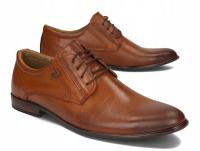 Мужская кожаная официальная обувь KOMODO K850 коричневый 43
