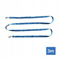 Smycz przepinana 3m Alpaking niebieski