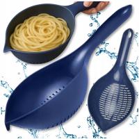 ŁYŻKA CEDZAKOWA DURSZLAK CEDZAK KUCHENNY SITKO MAKARON WARZYWA OCIEKACZ V3