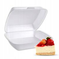 Пенополистирол контейнер для посуды воскресная одноразовая упаковка 50 шт.