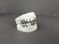 Srebrne Grillz 'y – Basic / półmat