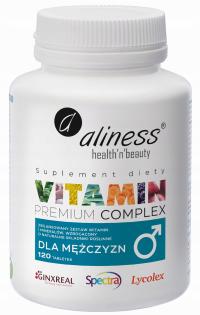 Aliness Premium Vitamin Complex 23 WITAMINY I MINERAŁY DLA MĘŻCZYZN 120t