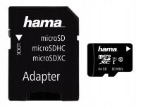 Karta microSD Hama MSDXC 64 GB 80MB/s + ADAPTER SD