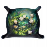 DICE TRAY TACKA NA KOŚCI - KWIETNY WIANEK 22X22CM
