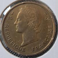 ZACHODNIA AFRYKA FRANCJA 25 franków 1953r