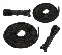 Полипропиленовая веревка черная парусная плетеная веревка 14 мм 30 м