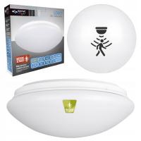 Plafon LED Lampa sufitowa panel czujnik mikrofalowy NATYNKOWY E27 OKRĄGŁY
