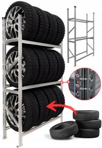 Regał na koła Metalsistem 12 szt. max 275 mm 3 poziomy