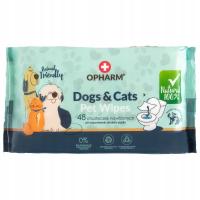 Eko Papierowe chusteczki do pielęgnacji zwierząt Dogs&Cats 48 szt. PL