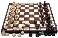 Деревянные шахматные доски 48 см STAUNTON